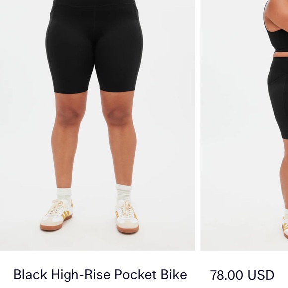 Girlfriend Collective High Rise Bike Shorts - Picture 4 of 4